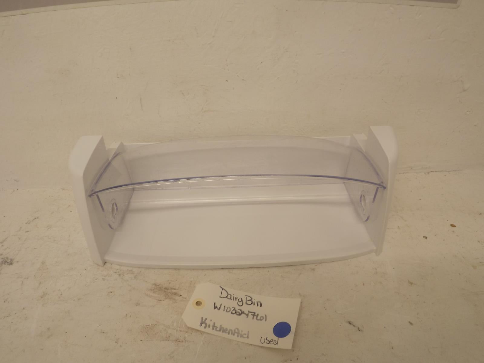 KitchenAid Refrigerator W10324761 Dairy Bin Used KitchenAid Refrigerator W10324761 Dairy Bin Used